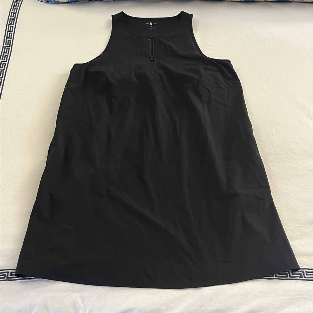 LOFT Lou & Grey Black Sleeveless Exercise Dress